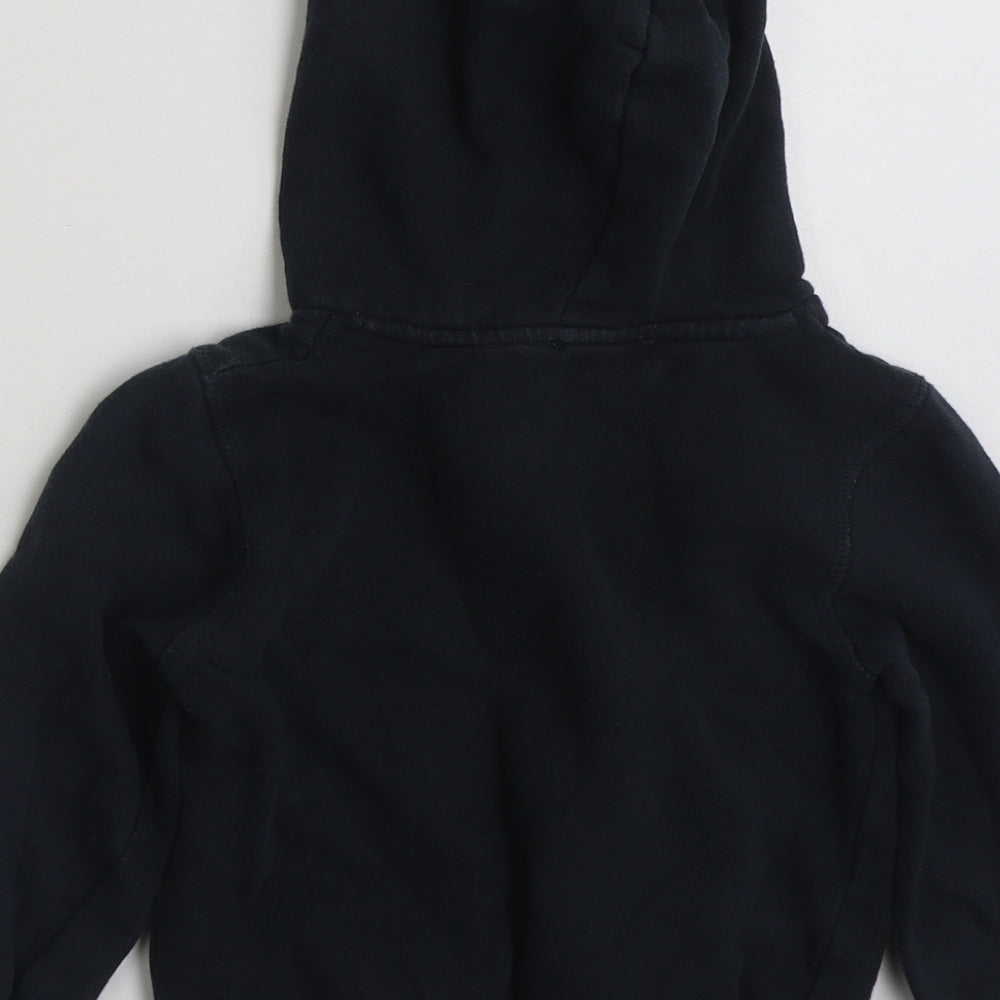 La Redoute Boys Blue Cotton Pullover Hoodie Size 5 Years Pullover - CAP' OU & PAS CAP'