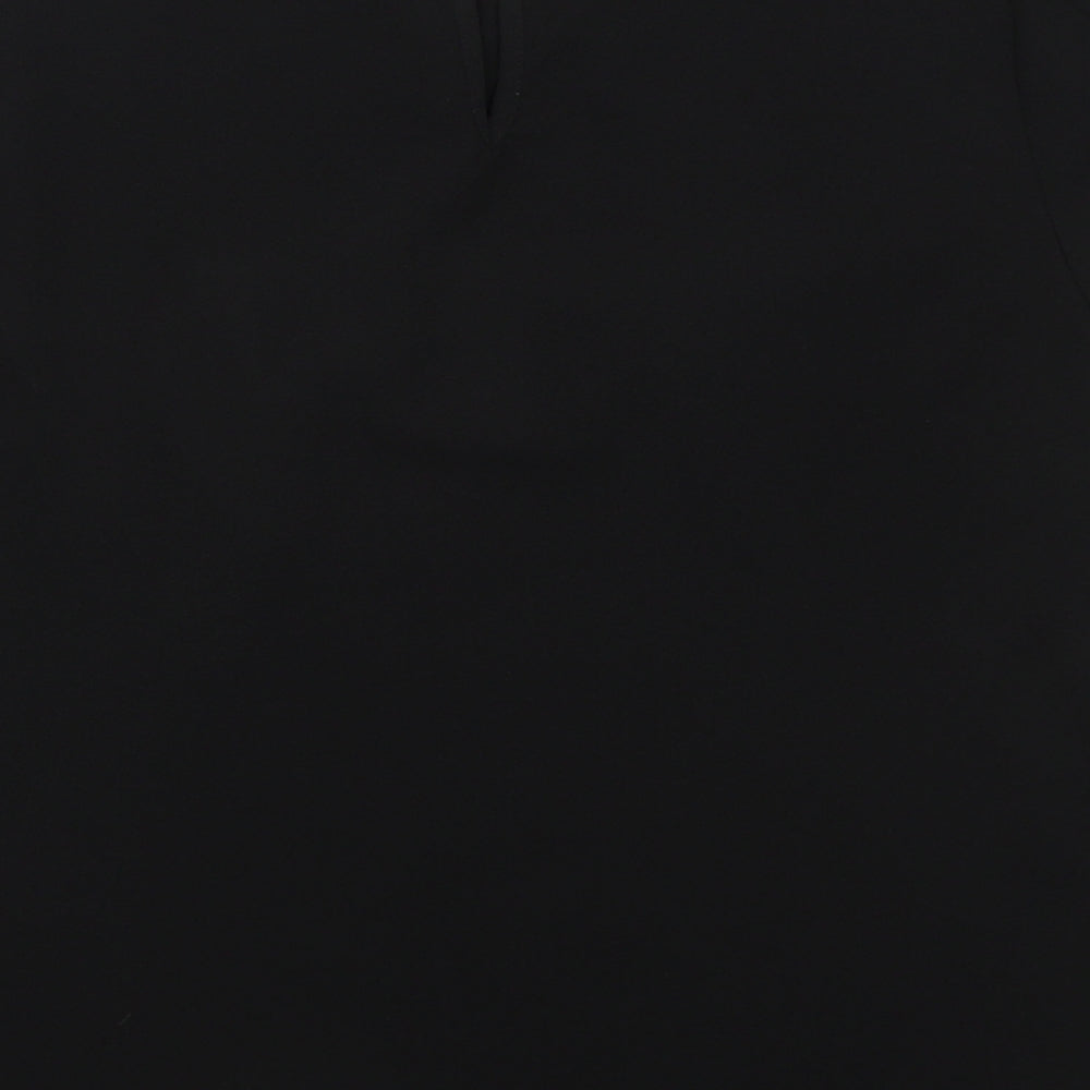 Womens UK Size 6 New Look Black Basic T-Shirt