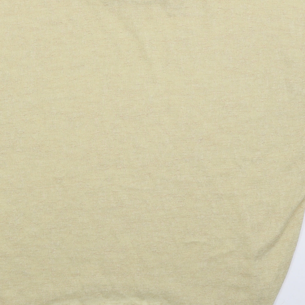 Womens UK Size M QED London Beige Basic T-Shirt