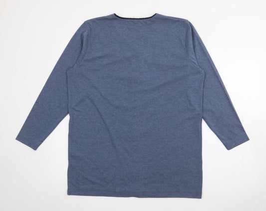 Womens UK Size S Preworn Blue Cardigan Jumper