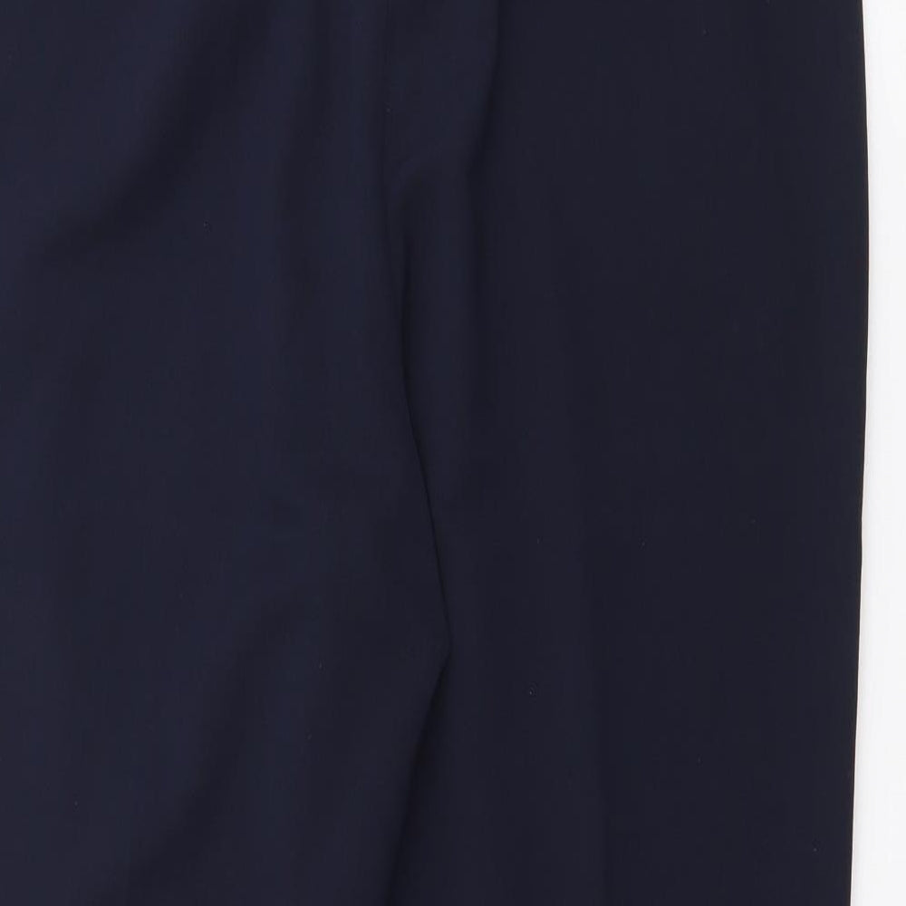 Womens UK Size 34 in GARDEUR Regular Fit Blue Trousers