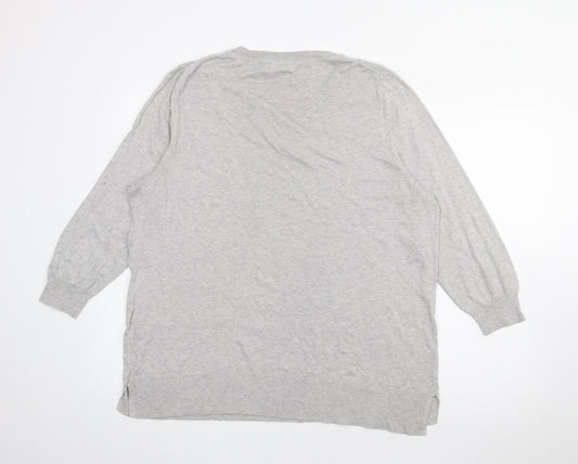 Womens UK Size 20 NEXT Grey Pullover Jumper