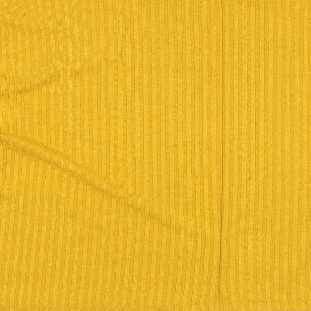 Womens UK Size 16 Dunnes Stores Yellow Pullover Sweatshirt