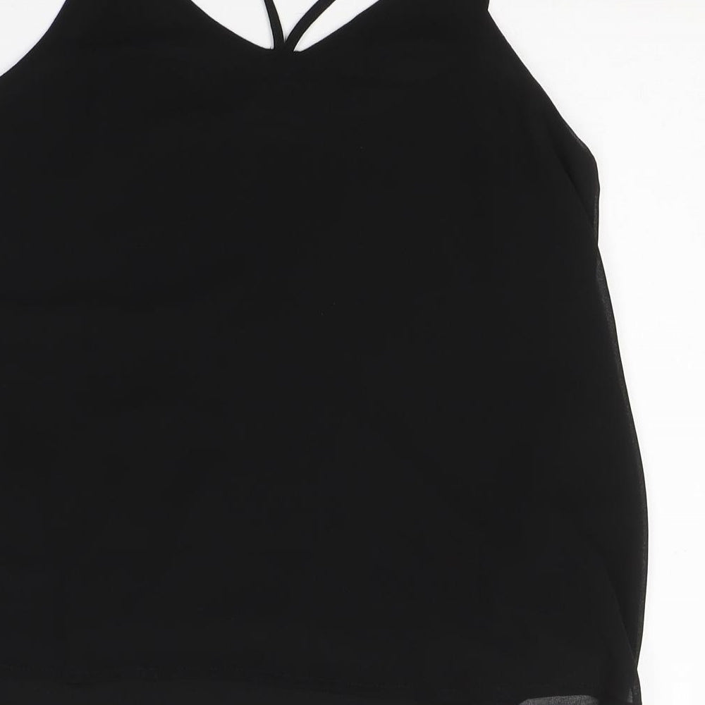 Womens UK Size 6 Only Black Camisole Tank