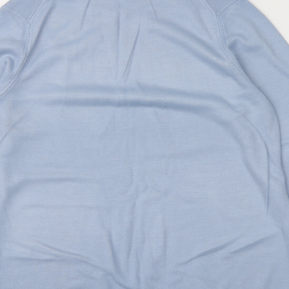 Womens UK Size 12 M&S Blue Pullover Jumper