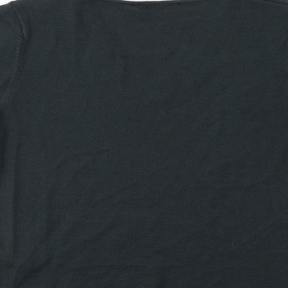 Womens UK Size 16 M&S Green Pullover Jumper
