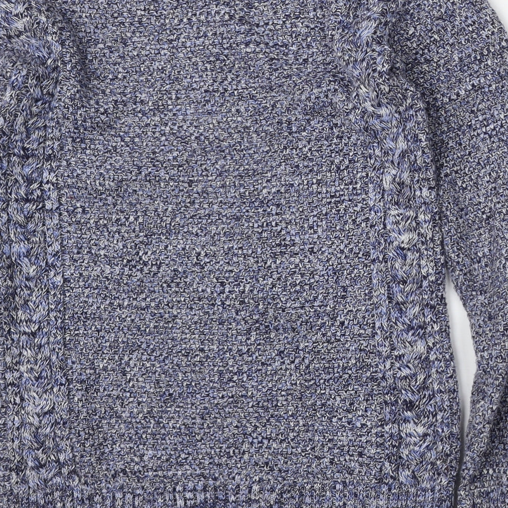 Gap Mens Blue Round Neck Cotton Pullover Jumper Size XS