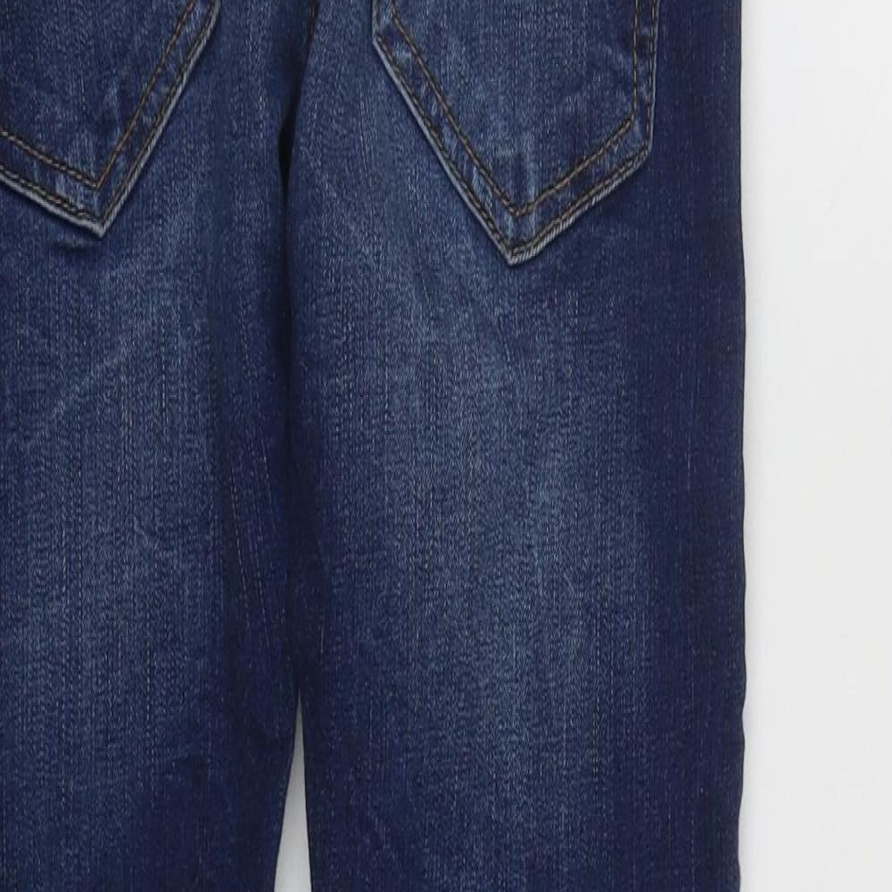 Mens UK Size 28 in Preworn Regular Fit Skinny Blue Jeans
