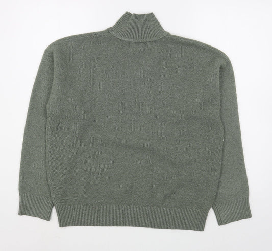 Womens UK Size S Marks and Spencer Green Pullover Jumper