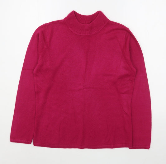 Womens UK Size S Bm Collection Pink Pullover Jumper