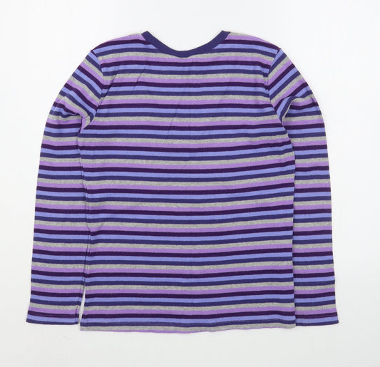 Womens UK Size M Spirit Purple Pullover Jumper