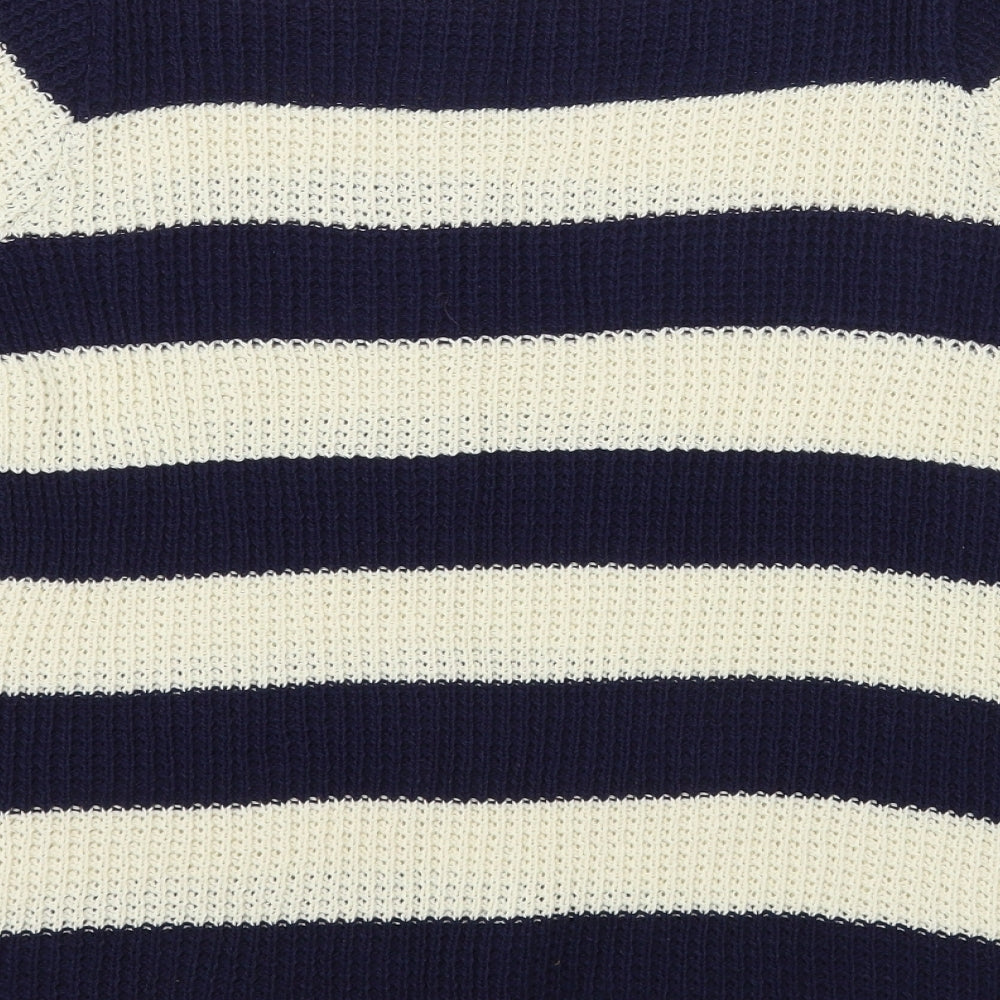 Womens UK Size M M&Co Blue Pullover Jumper