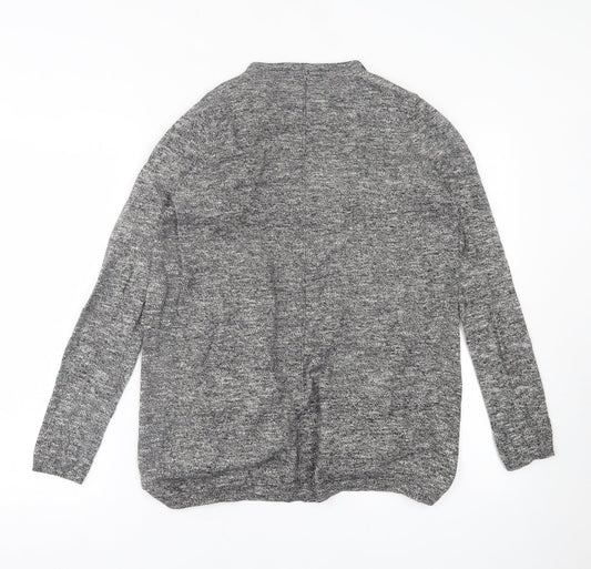 Womens UK Size 8 New Look Grey Cardigan Jumper