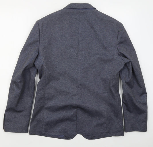 Mens UK Size M Matalan Regular Blue Suit Jacket