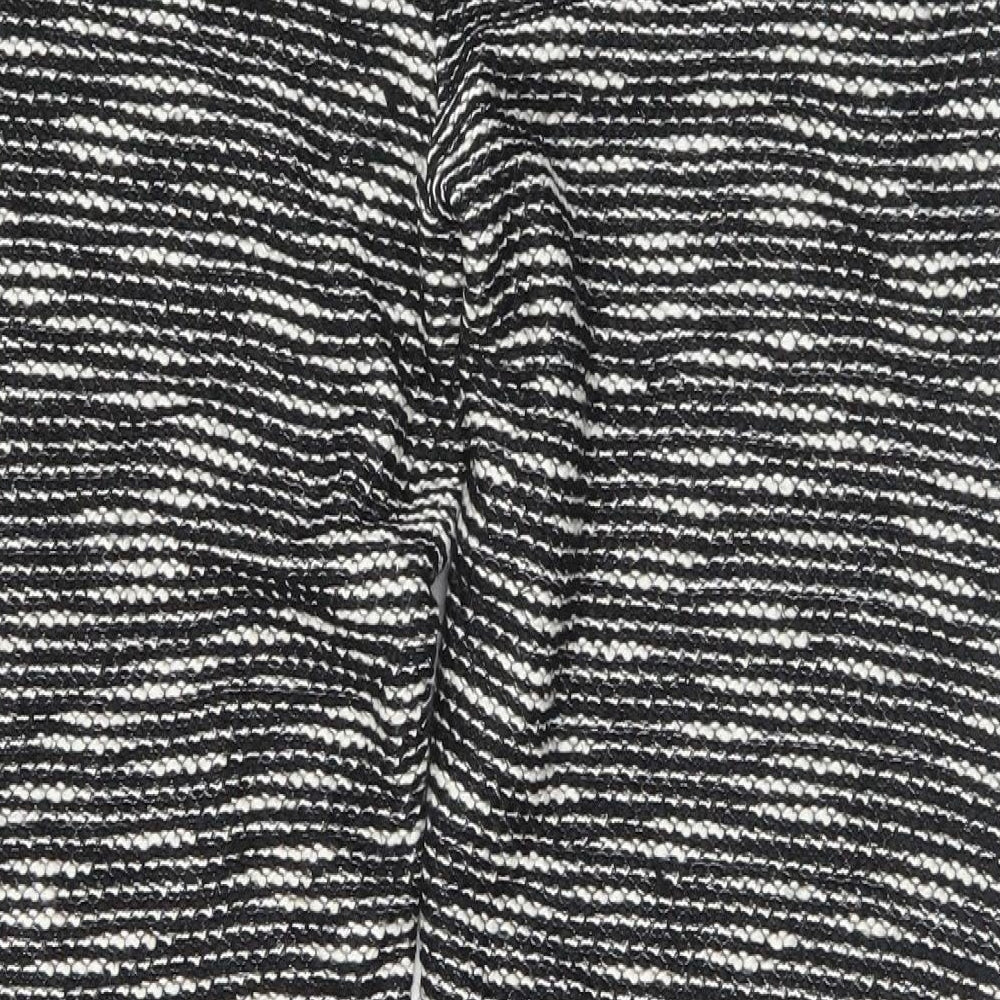 Womens UK Size 10 ASOS Regular Fit Black Trousers