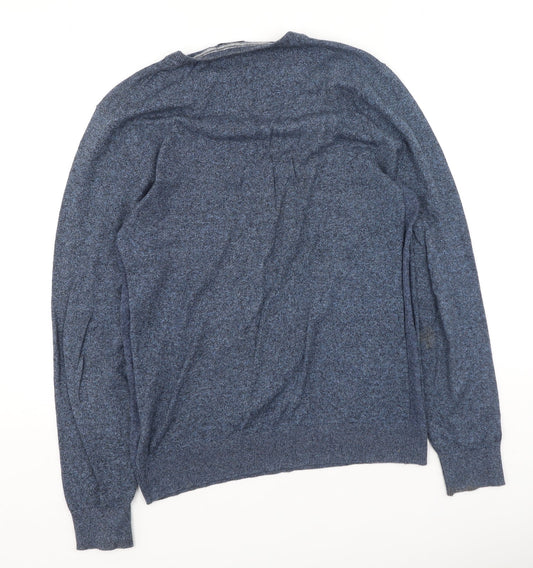 Mens UK Size S Burton Blue Henley Sweatshirt
