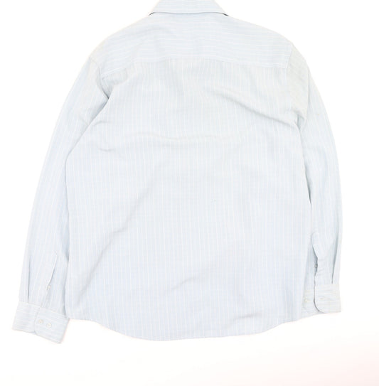 simon clare Mens Blue Polyester Polo Size 2XL Collared