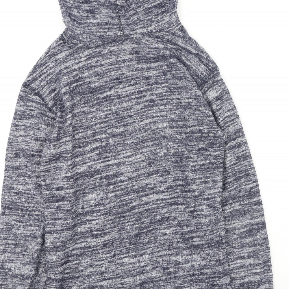 Debenhams Girls Blue Polyester Pullover Hoodie Size 11-12 Years - Butterflies