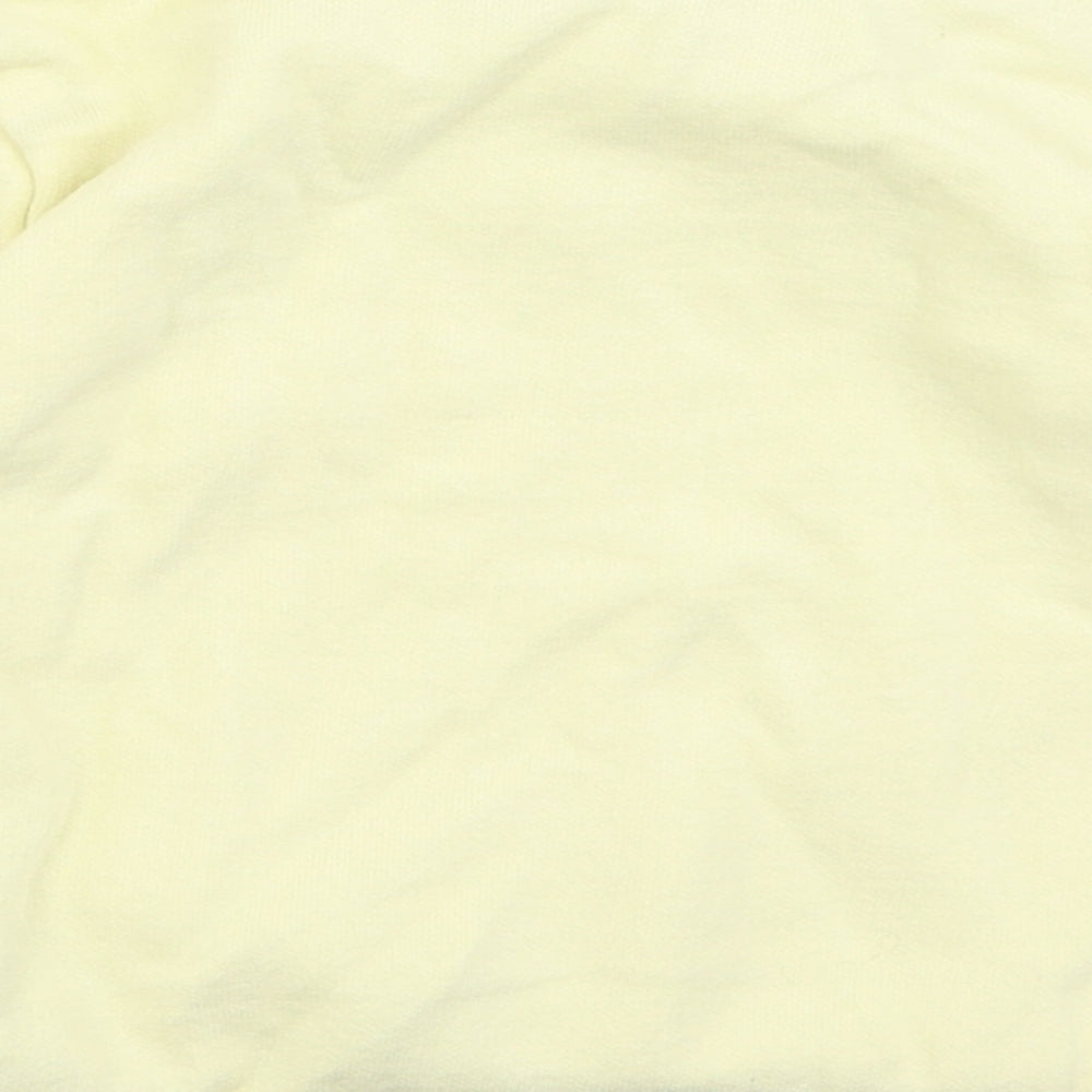 Primark Girls Yellow Cotton Pullover Jumper Size 24 Months - Rainbow