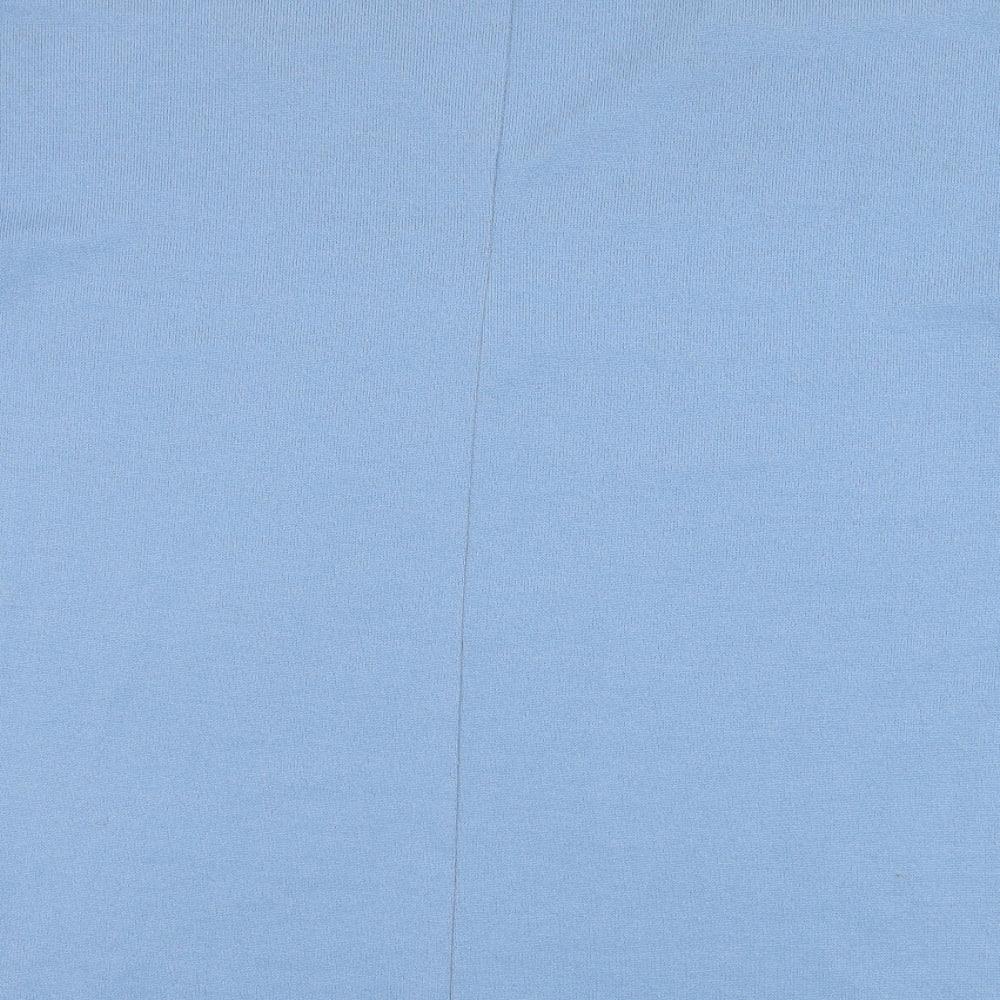 New Look Womens Blue Polyester Pullover Sweatshirt Size S Pullover