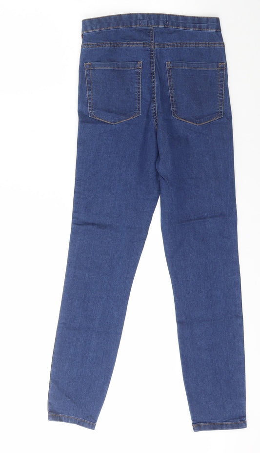 Denim & Co. Womens Blue Cotton Jegging Jeans Size 10 L28 in Slim