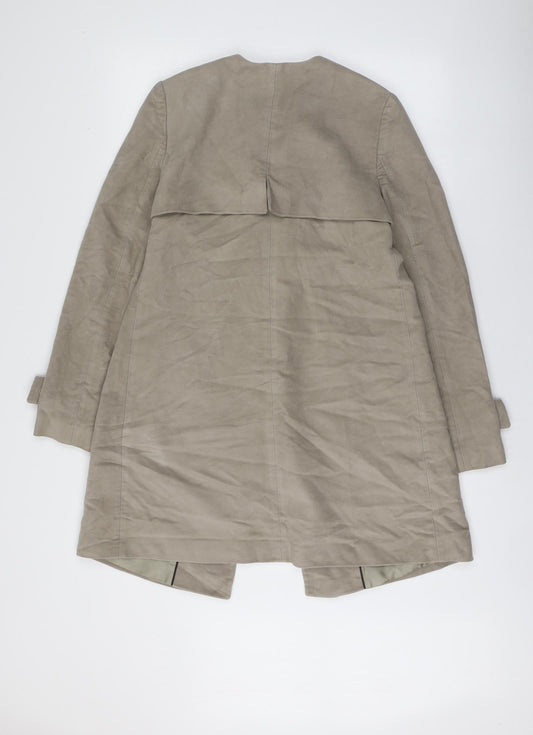 Womens UK Size 6 NEXT Beige Overcoat