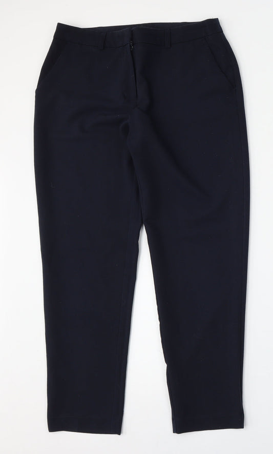 Womens UK Size 8 Dorothy Perkins Regular Fit Blue Trousers