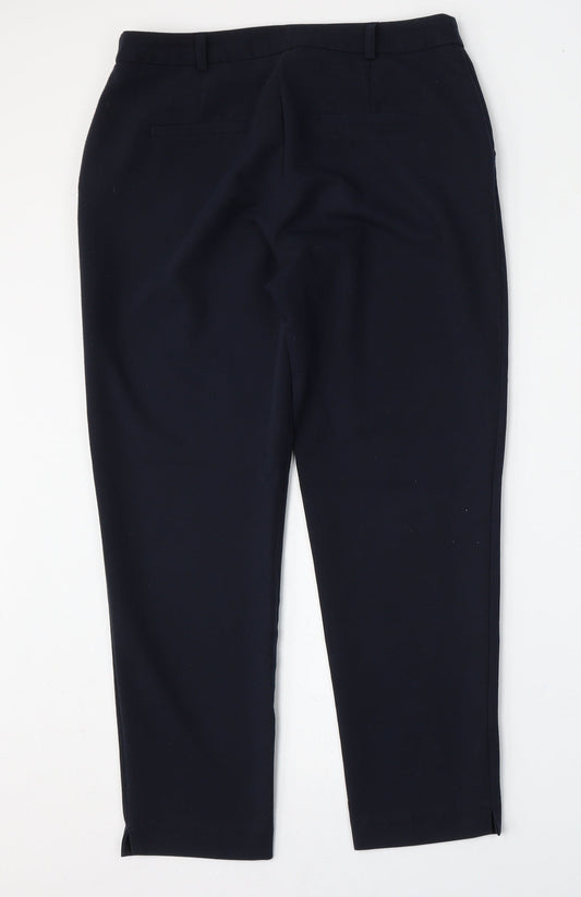 Womens UK Size 8 Dorothy Perkins Regular Fit Blue Trousers