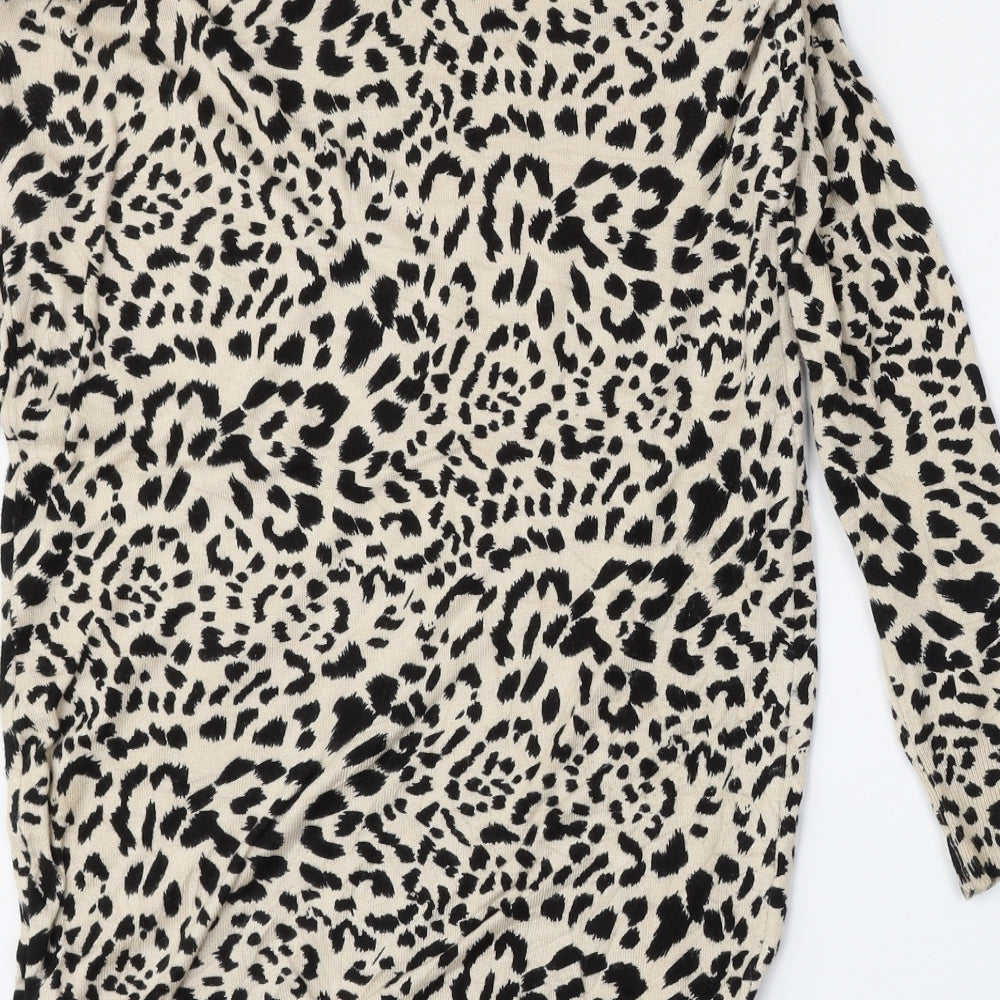 Womens UK Size S New Look Multicoloured Pullover Jumper