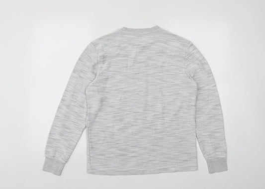 Primark Mens Grey Cotton Pullover Sweatshirt Size S