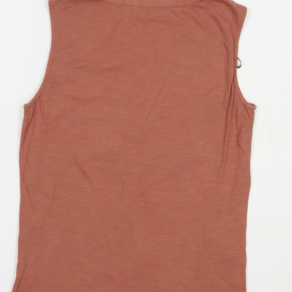 Womens UK Size XS Dunnes Stores Brown Basic Blouse