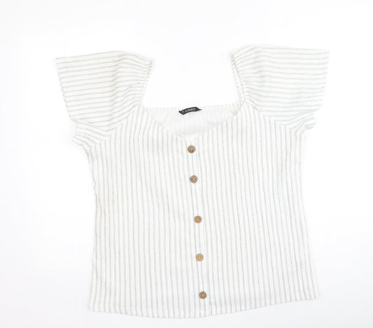 Womens UK Size L Dunnes Stores Multicoloured Basic Blouse