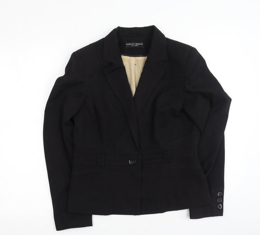 Dorothy Perkins Womens Black Jacket Size 14