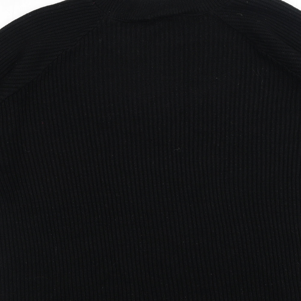 Womens UK Size L Topshop Black Pullover Jumper