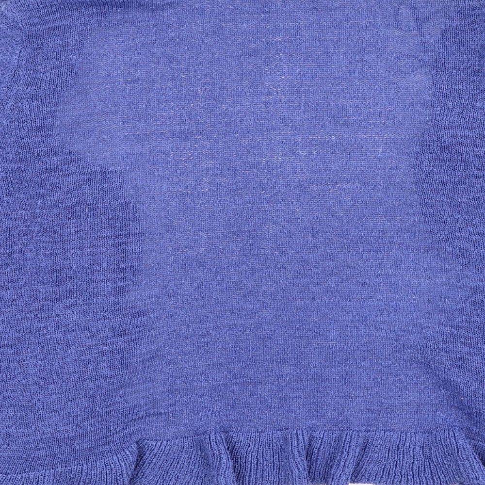 Womens UK Size M Bonmarché Purple Cardigan Jumper