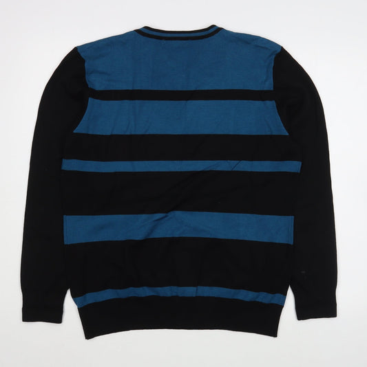 Womens UK Size XL Mudflower Blue Pullover Jumper
