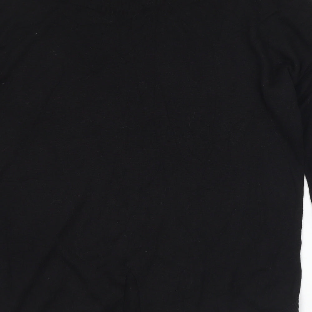 Womens UK Size S Oasis Black Pullover Jumper