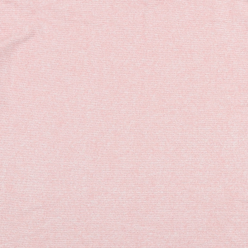 George Womens Pink Round Neck Viscose Pullover Jumper Size XL
