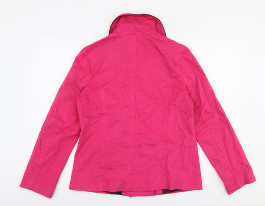 George Womens Pink Jacket Size M Button