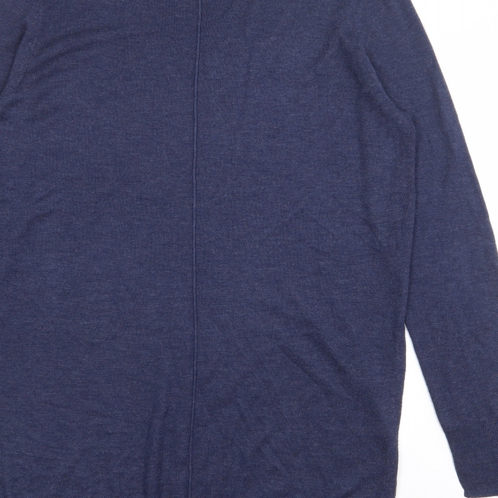 Womens UK Size M Zara Blue Pullover Jumper