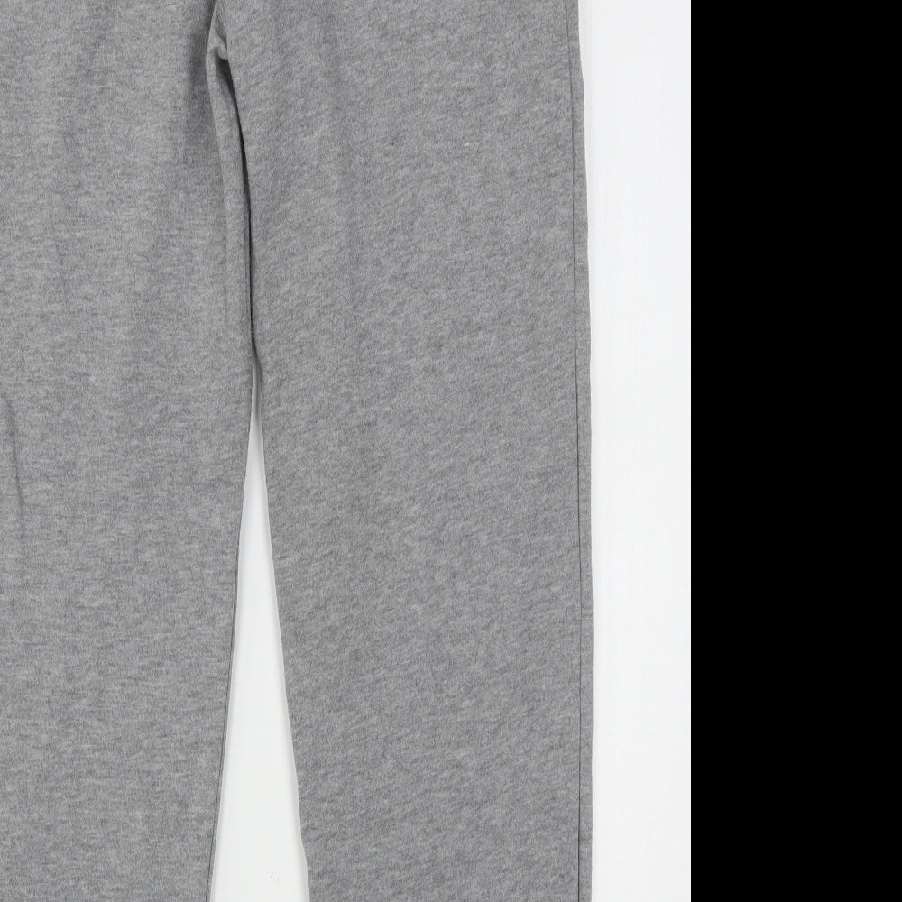 Easy Mens Grey Polyester Sweatpants Trousers Size M L29 in Regular Drawstring