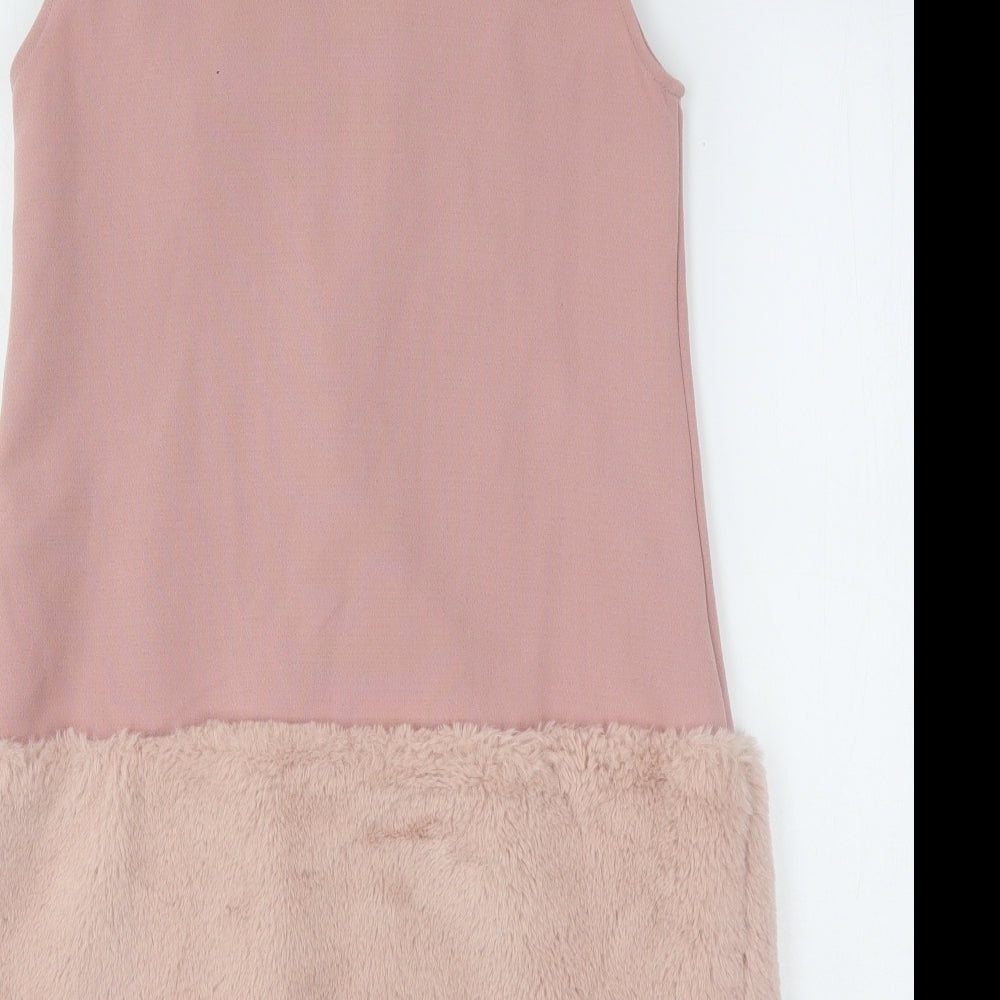 Select Womens Pink  Polyester Jacket Blazer Size 8