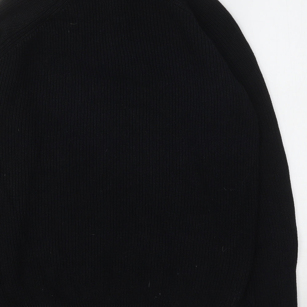 Haworth Mens Black Cotton Pullover Sweatshirt Size M