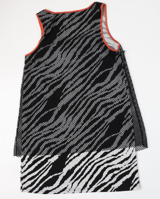 Womens UK Size L Cherry Couture Multicoloured Basic Tank