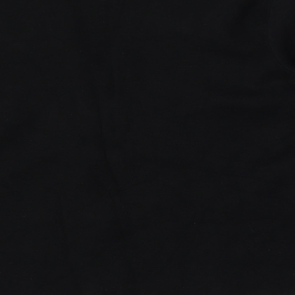 H&M Womens Black Viscose Pullover Sweatshirt Size M