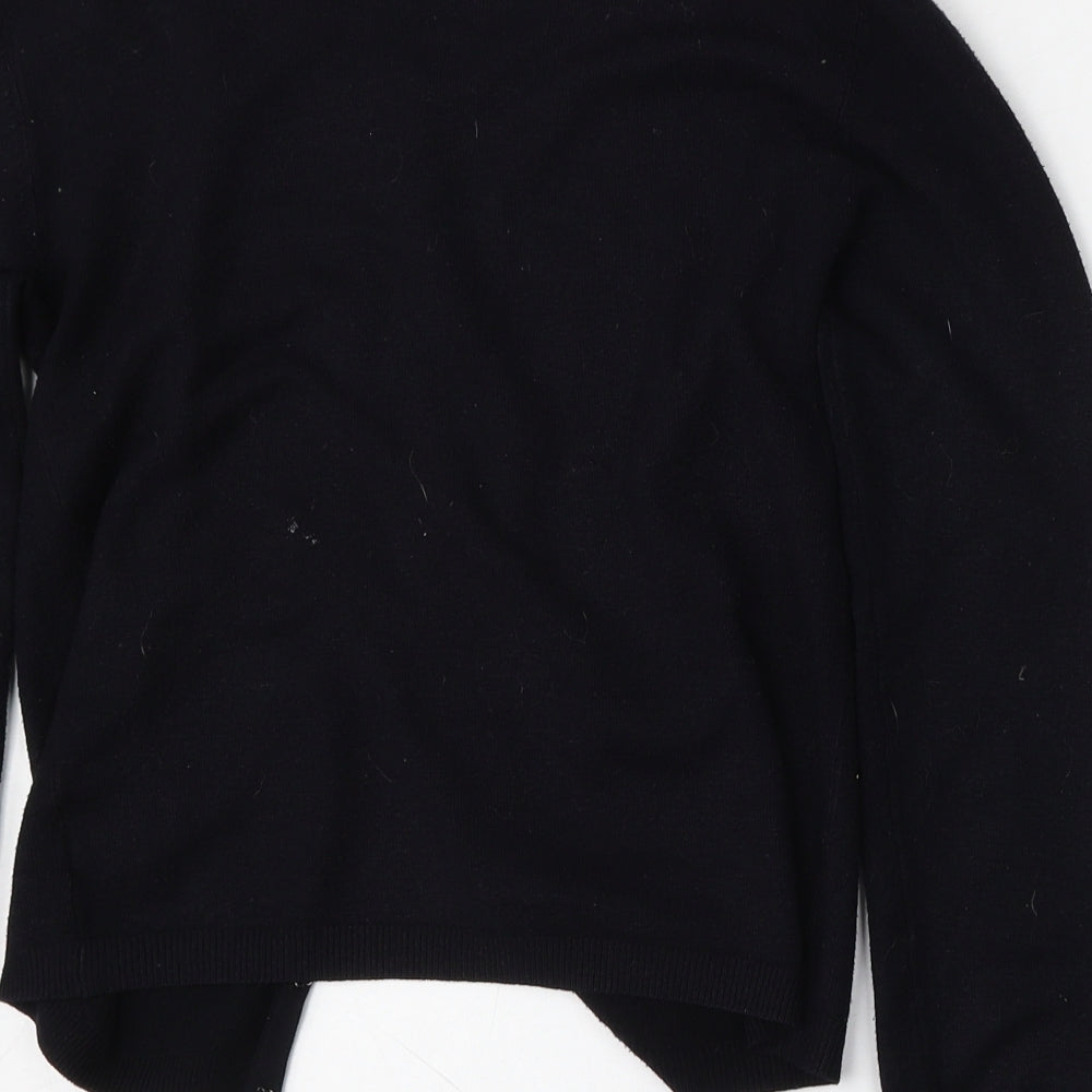 Womens UK Size S River Island Black Cardigan Jumper