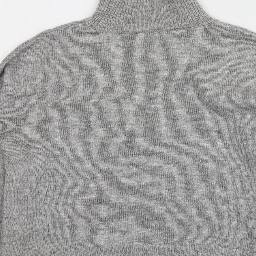 Womens UK Size S New Look Grey Pullover Jumper