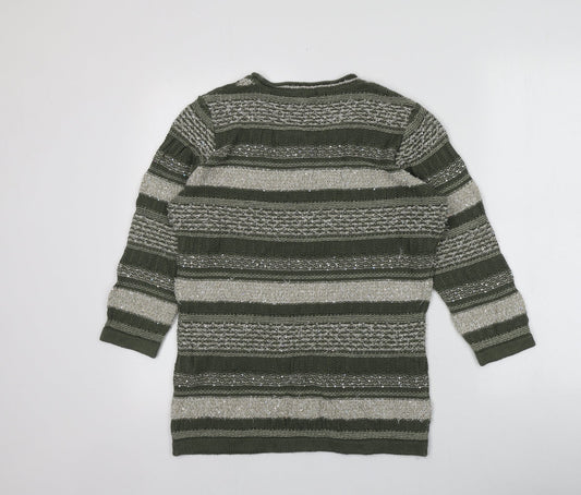 Womens UK Size 14 MONA Green Pullover Jumper