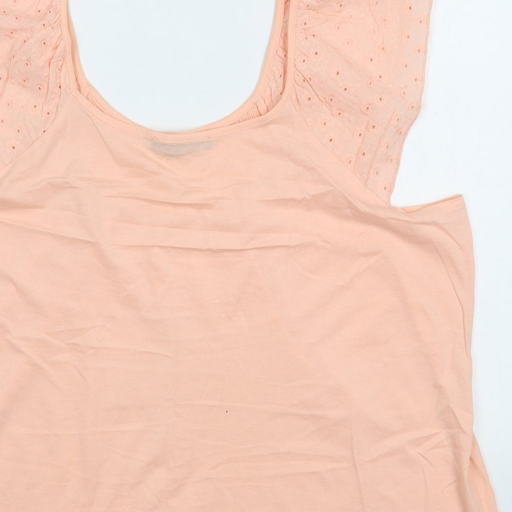 Womens UK Size L Dunnes Stores Pink Basic Blouse
