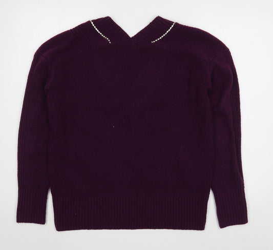 Womens UK Size S NEXT Purple Pullover Jumper